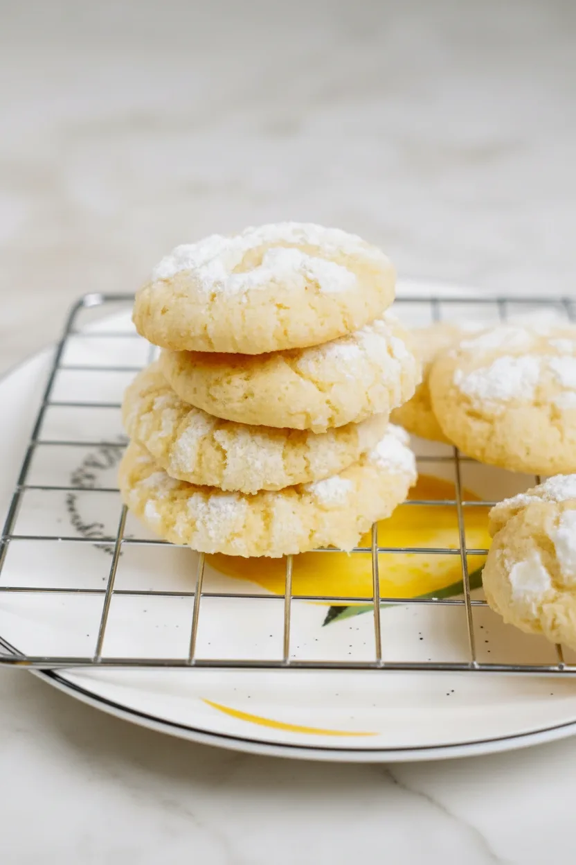 Lemon Crinkle Cookies