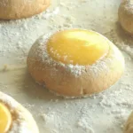 Lemon Curd Thumbprint Cookies
