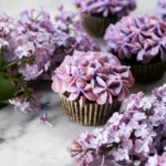 Lilac Chocolate Cupcakes