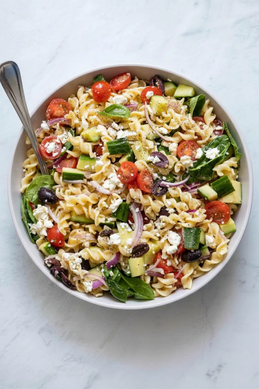 Mediterranean Summer Pasta Salad