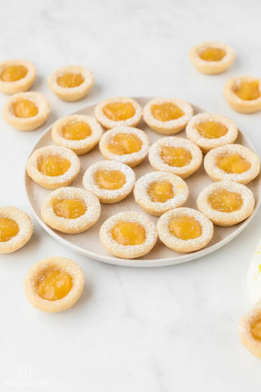 Mini Lemon Curd Cookies