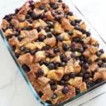 Overnight Lemon Blueberry French Toast