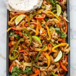 Sheet Pan Chicken Fajitas