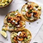 Sheet Pan Shrimp Tacos with Jalapeño Pineapple