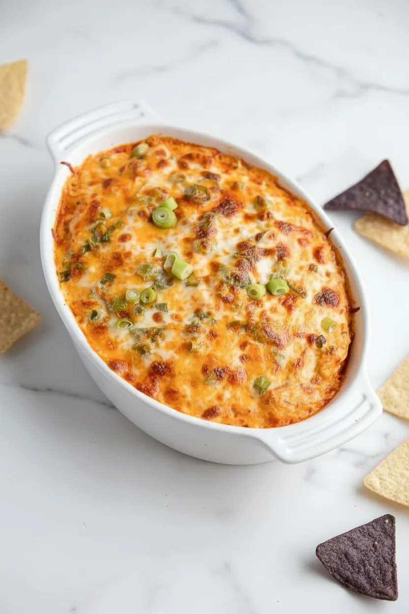 Spicy Buffalo Chicken Dip in a Crock Pot