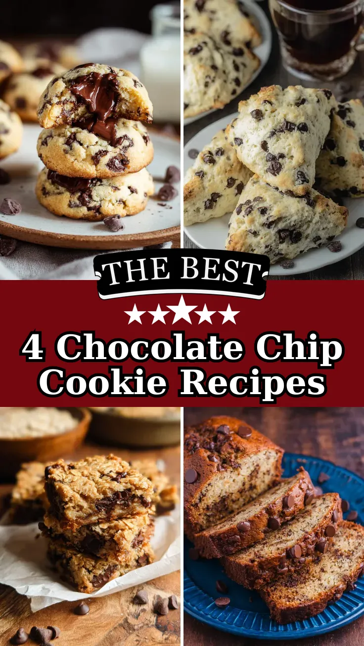 4 Best Cookie Recipes with Chocolate Chip Desserts