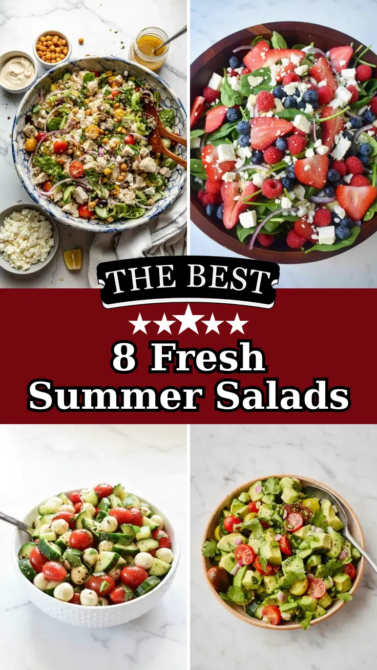 8 Fresh Salad Recipes for Easy Summer Meals
