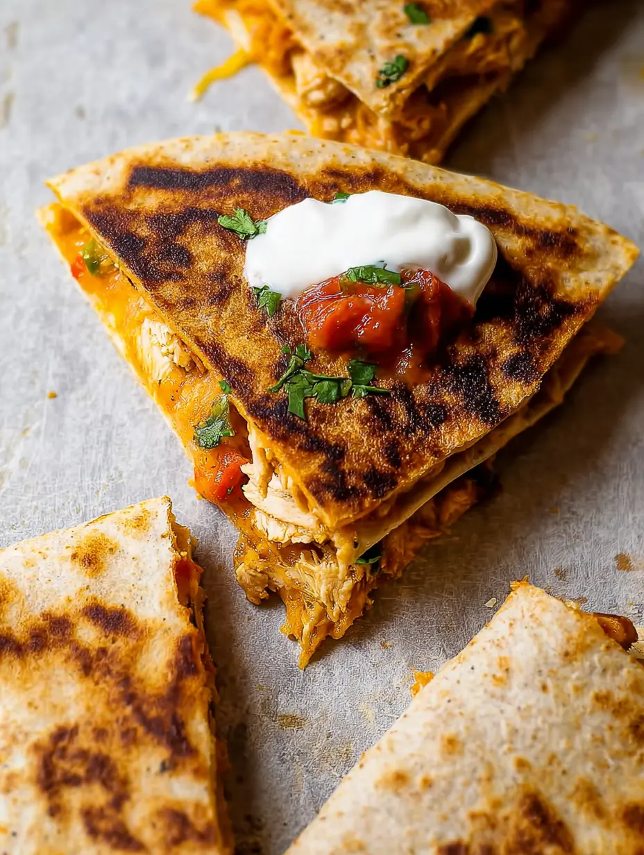 Authentic Mexican Chicken Quesadilla