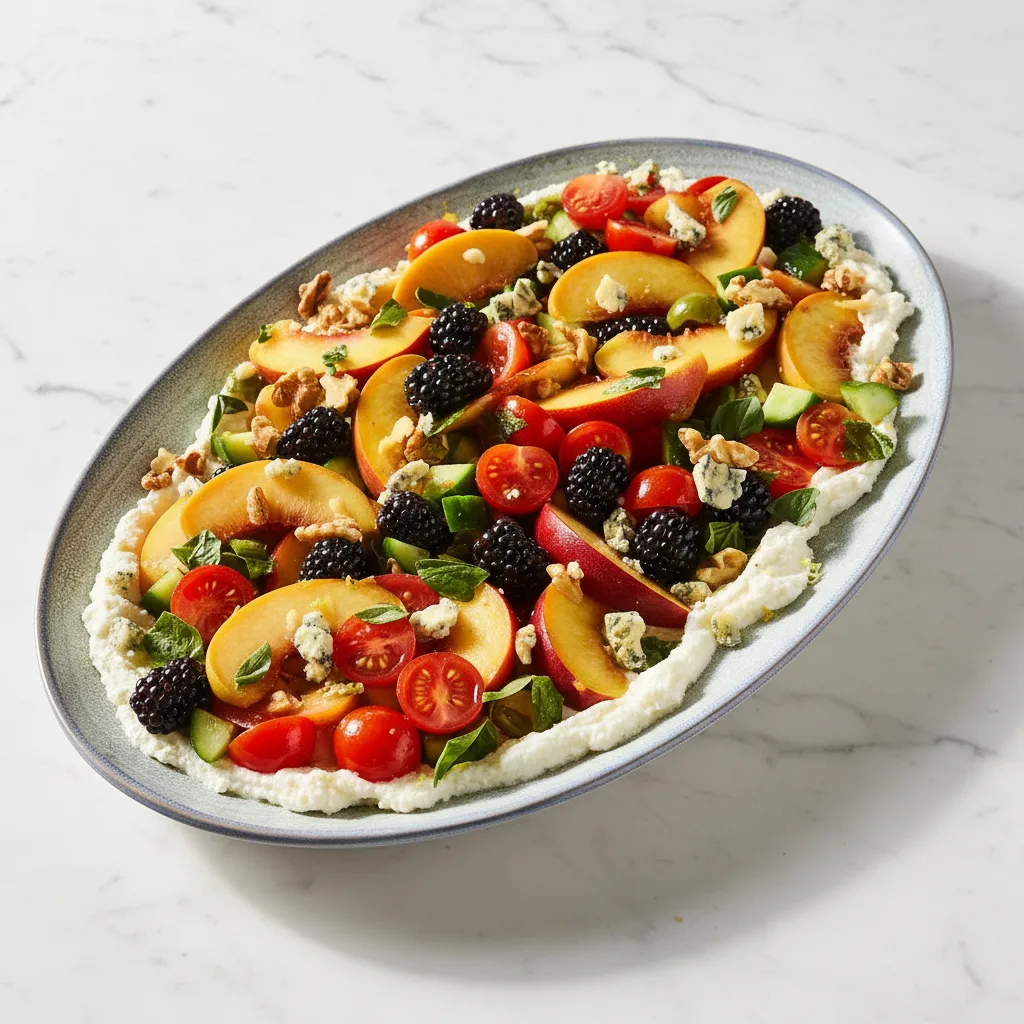 Blackberry-Peach Salad