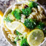 Broccoli Pasta Salad with Olive Oil Dressing