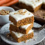 Carrot Cake Bars with Cinnamon Cream Cheese Frosting