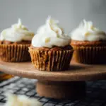 Carrot Cake Cupcakes with Coconut Frosting