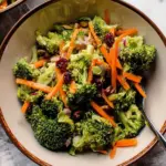 Crunchy Broccoli Salad with Carrots