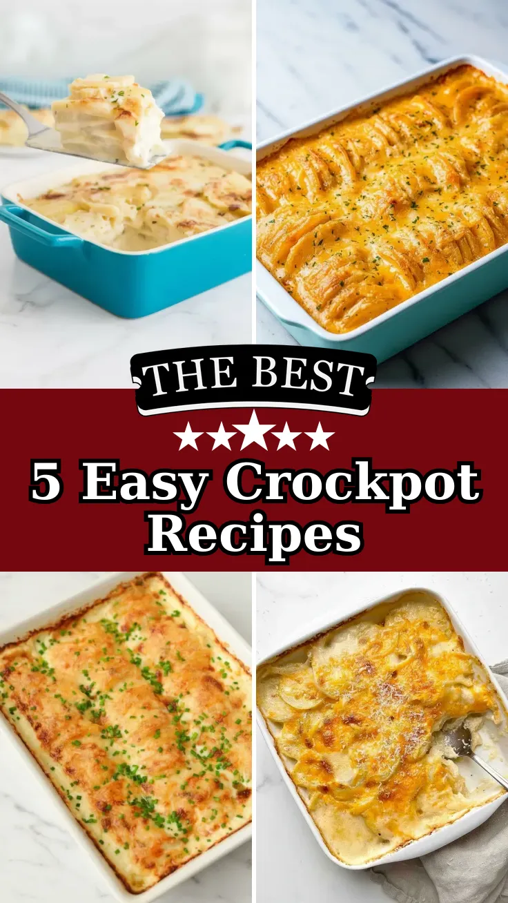 5 Easy Slow Cooker Scalloped Potatoes Recipes