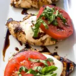 grilled chicken caprese style