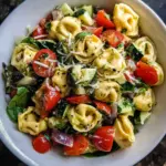 Italian Tortellini Veggie Salad