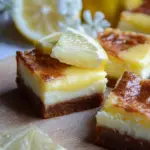 Lemon Cheesecake Bars with Lemon Curd Topping