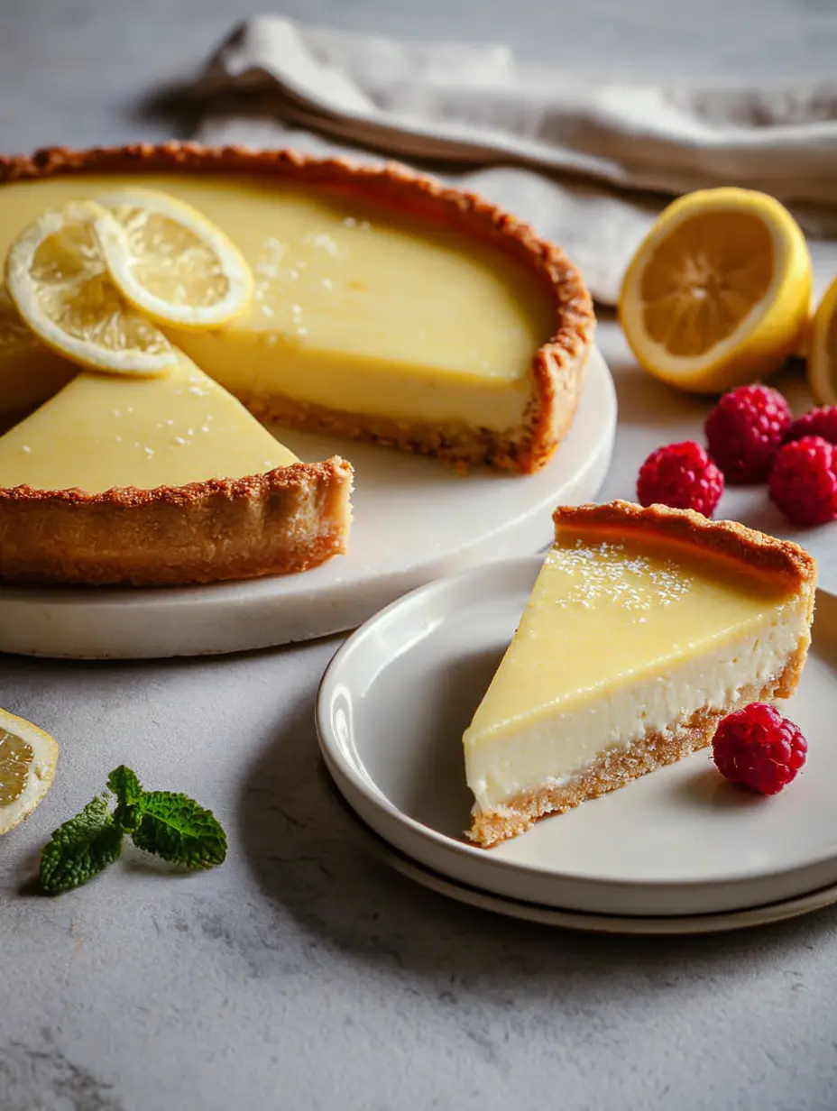 Lemon Cheesecake Tart