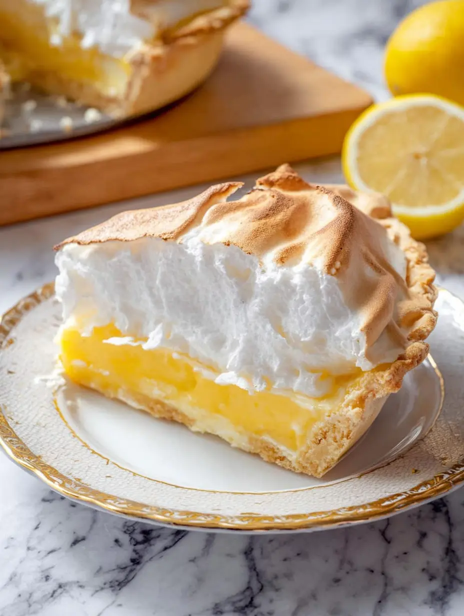 Lemon Custard Meringue Pie