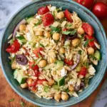 Mediterranean Chickpea Orzo Salad