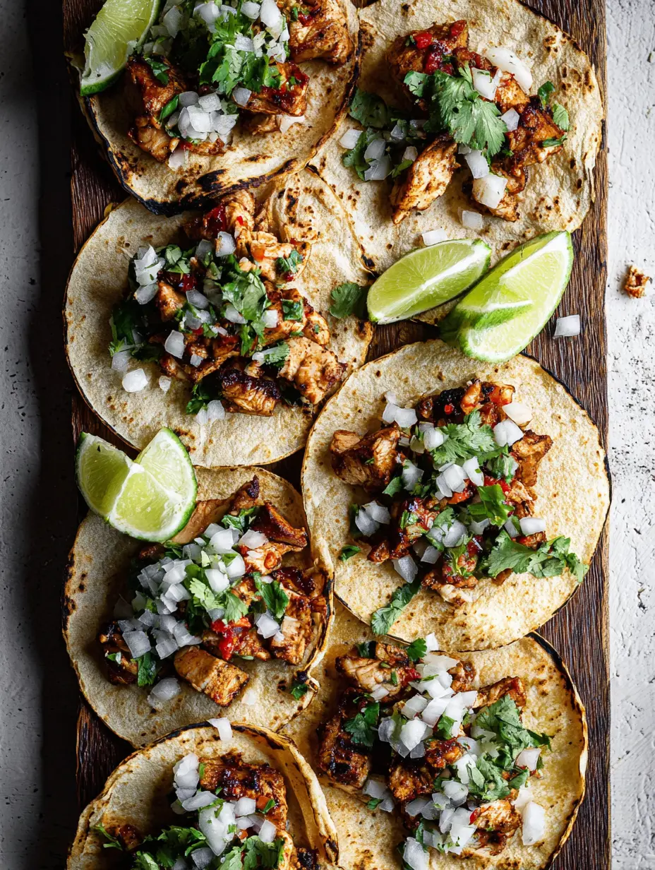 Mexican Chicken Street Tacos