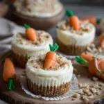 Mini Carrot Cake Cheesecakes
