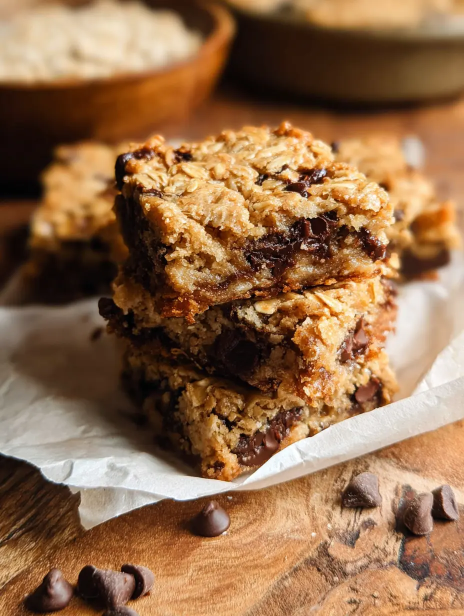 Oatmeal Chocolate Chip Bars