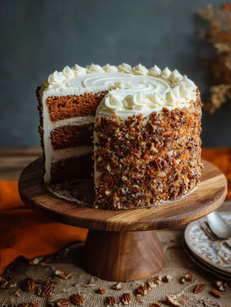 Old Fashioned Homemade Carrot Cake