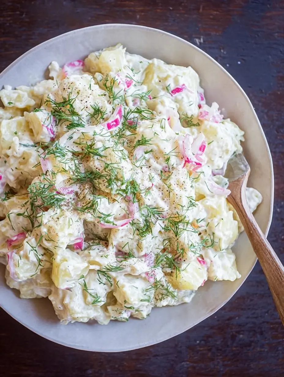 Onion Vinegar Potato Salad
