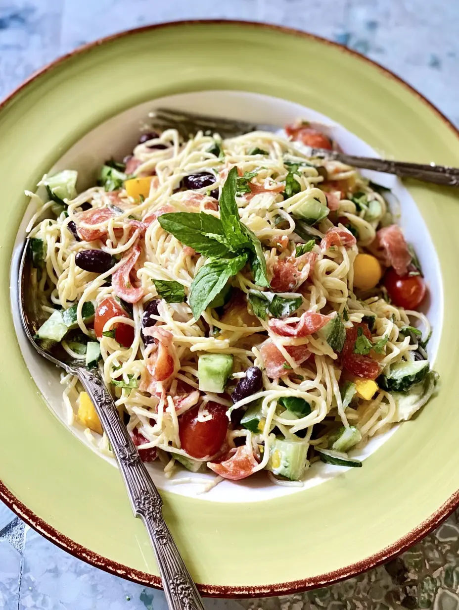 Spaghetti Garden Salad