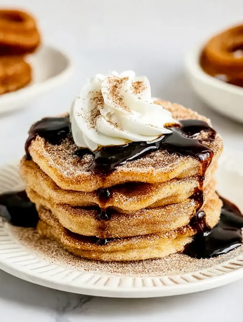 Spanish Churro Pancakes