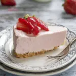 Strawberry Cheesecake with Light Cream Filling