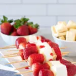 Strawberry Shortcake Kabobs for Gatherings