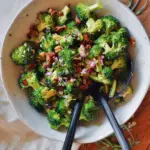 Vegan Broccoli Salad with Olive Oil Dressing