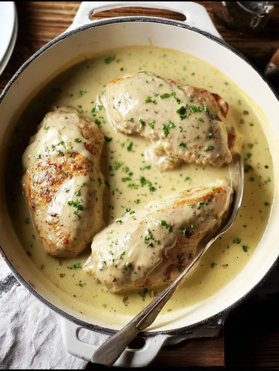 white sauce grilled chicken breast