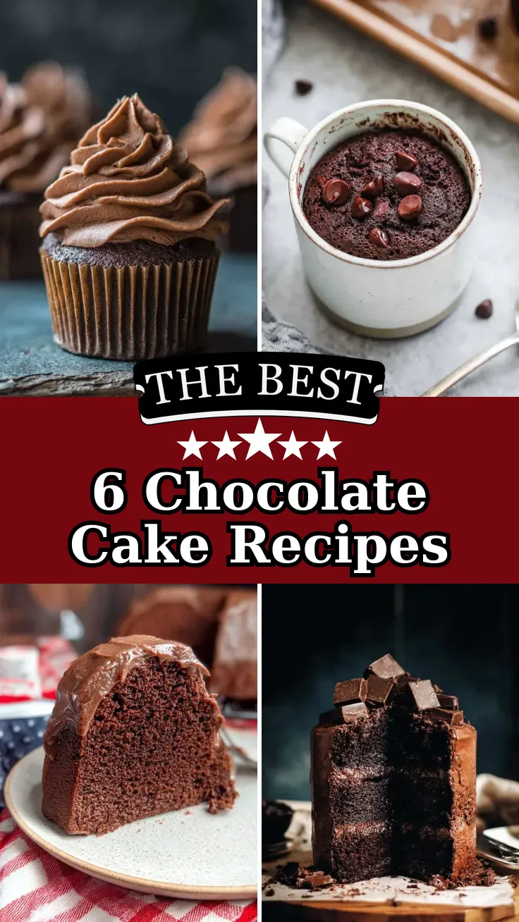 6 Irresistible Chocolate Cake Recipes for Every Craving