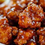 Baked Honey BBQ Popcorn Chicken