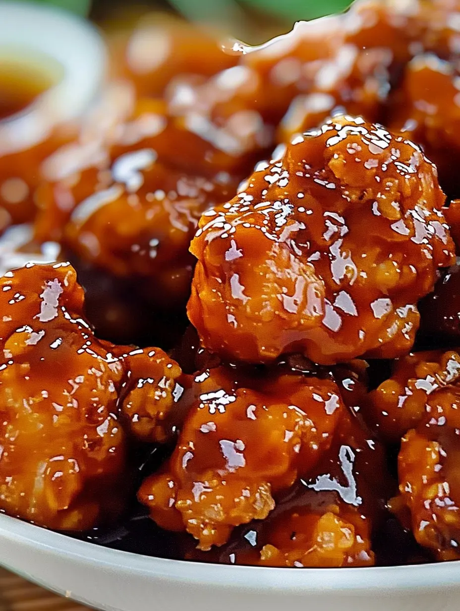 Baked Honey BBQ Popcorn Chicken