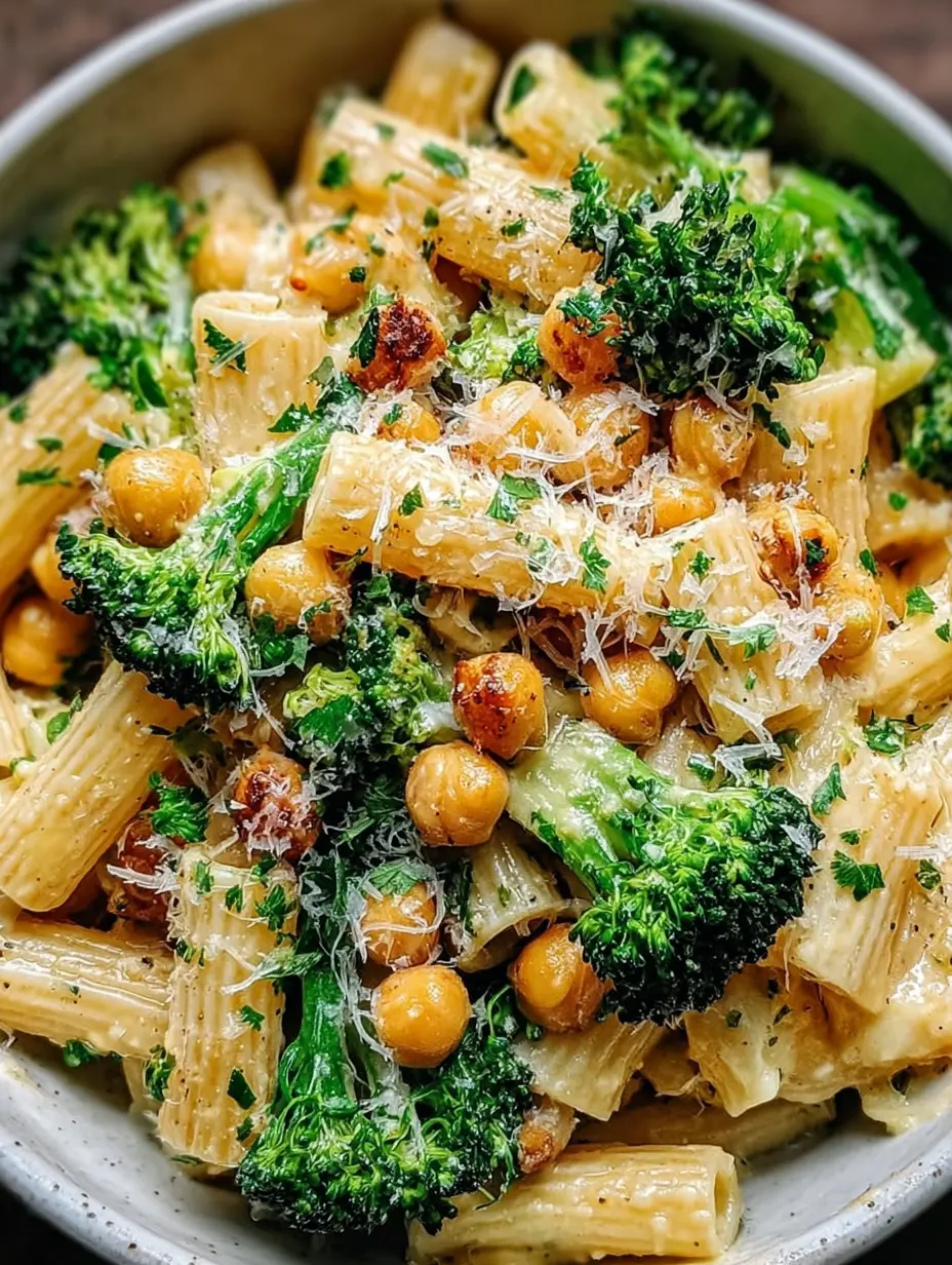 Broccoli Chickpea Pasta