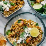Cilantro Lime Chicken and Lentil Rice Bowls