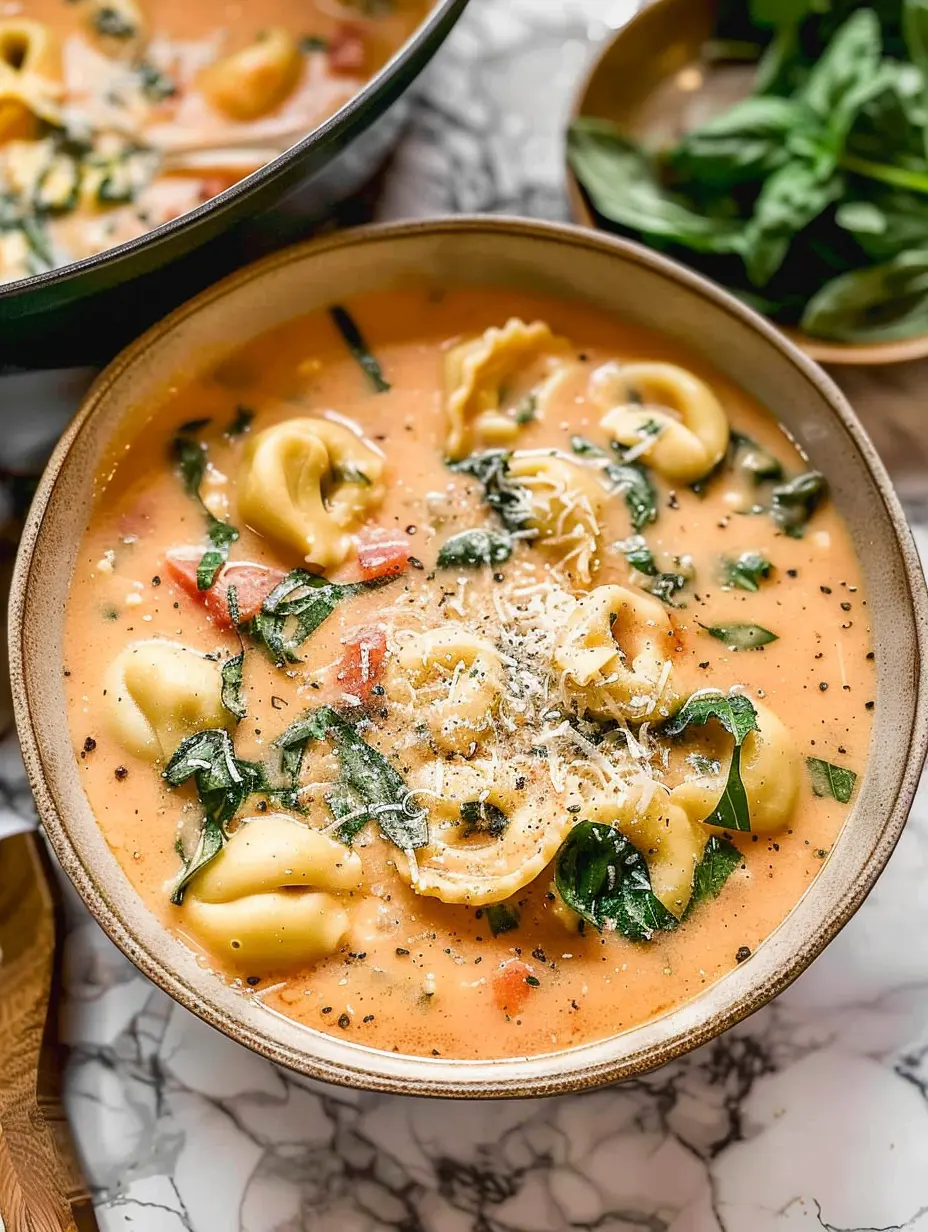 Creamy Tortellini Soup