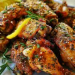 Crispy Baked Lemon Pepper Wings