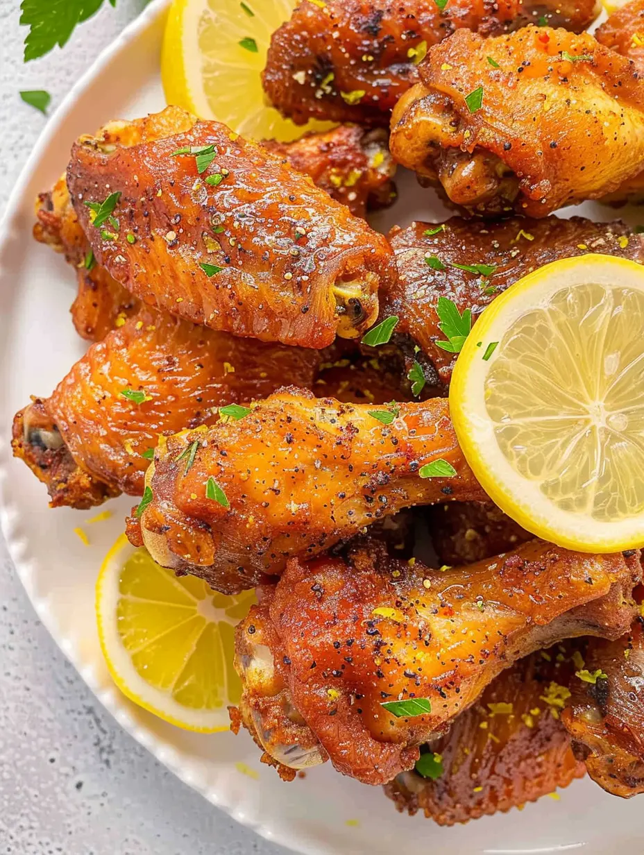 Crispy Lemon Pepper Wings Recipe