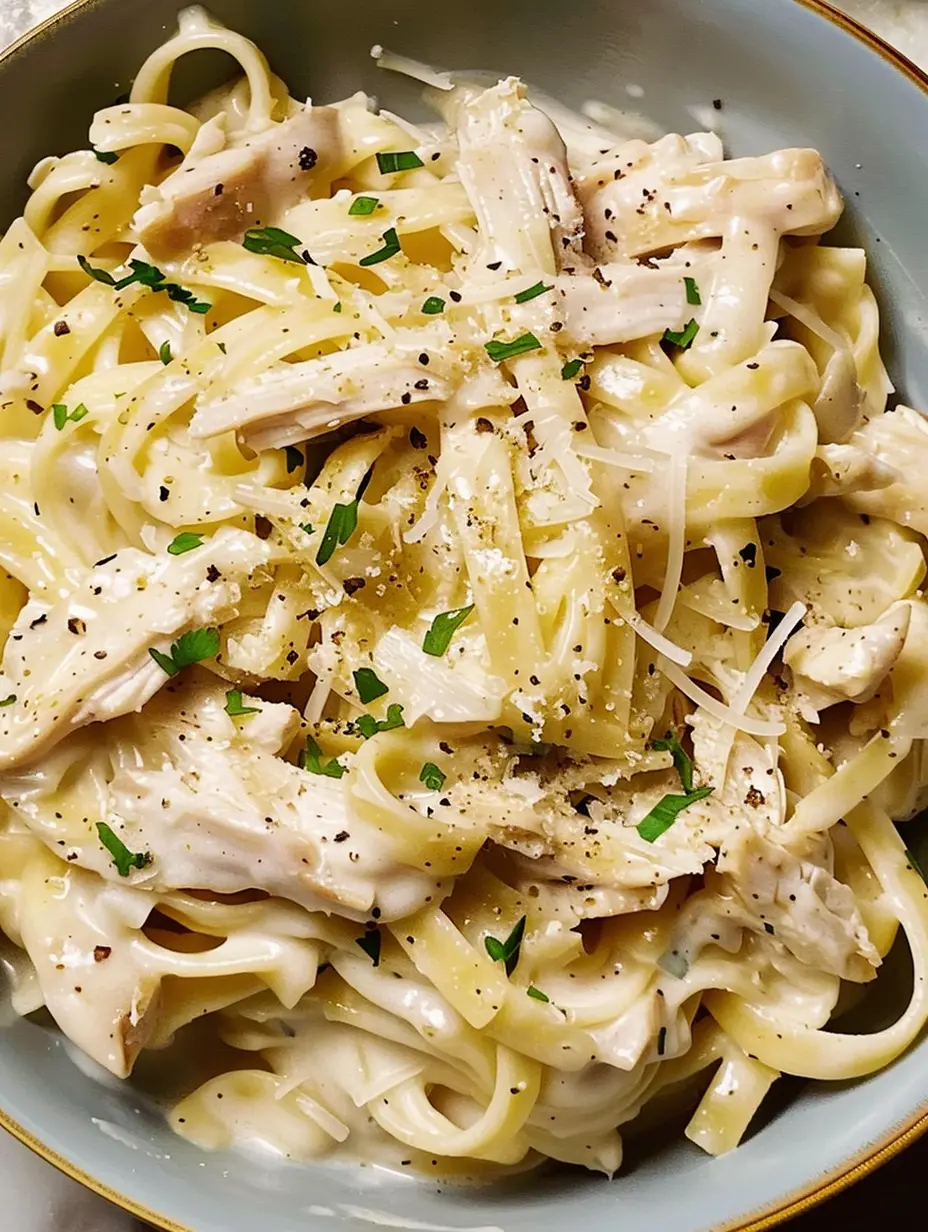 Crockpot Chicken Alfredo