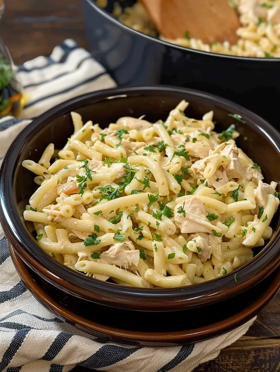 Crockpot Chicken & Noodles