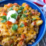 Crockpot Taco Potatoes