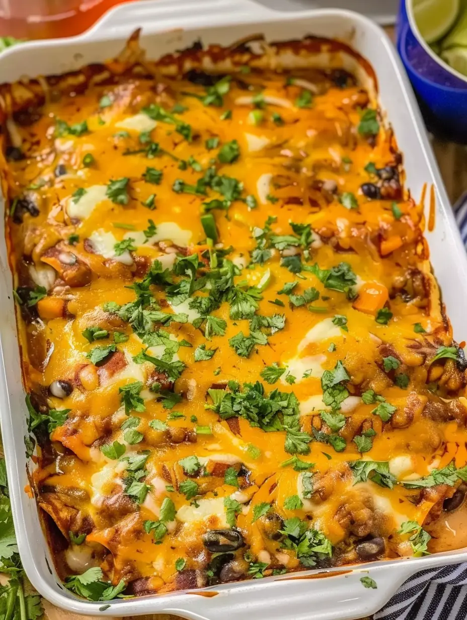 Ground Beef Enchilada Bake