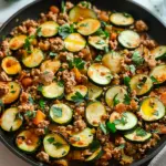 Ground Turkey and Zucchini Skillet