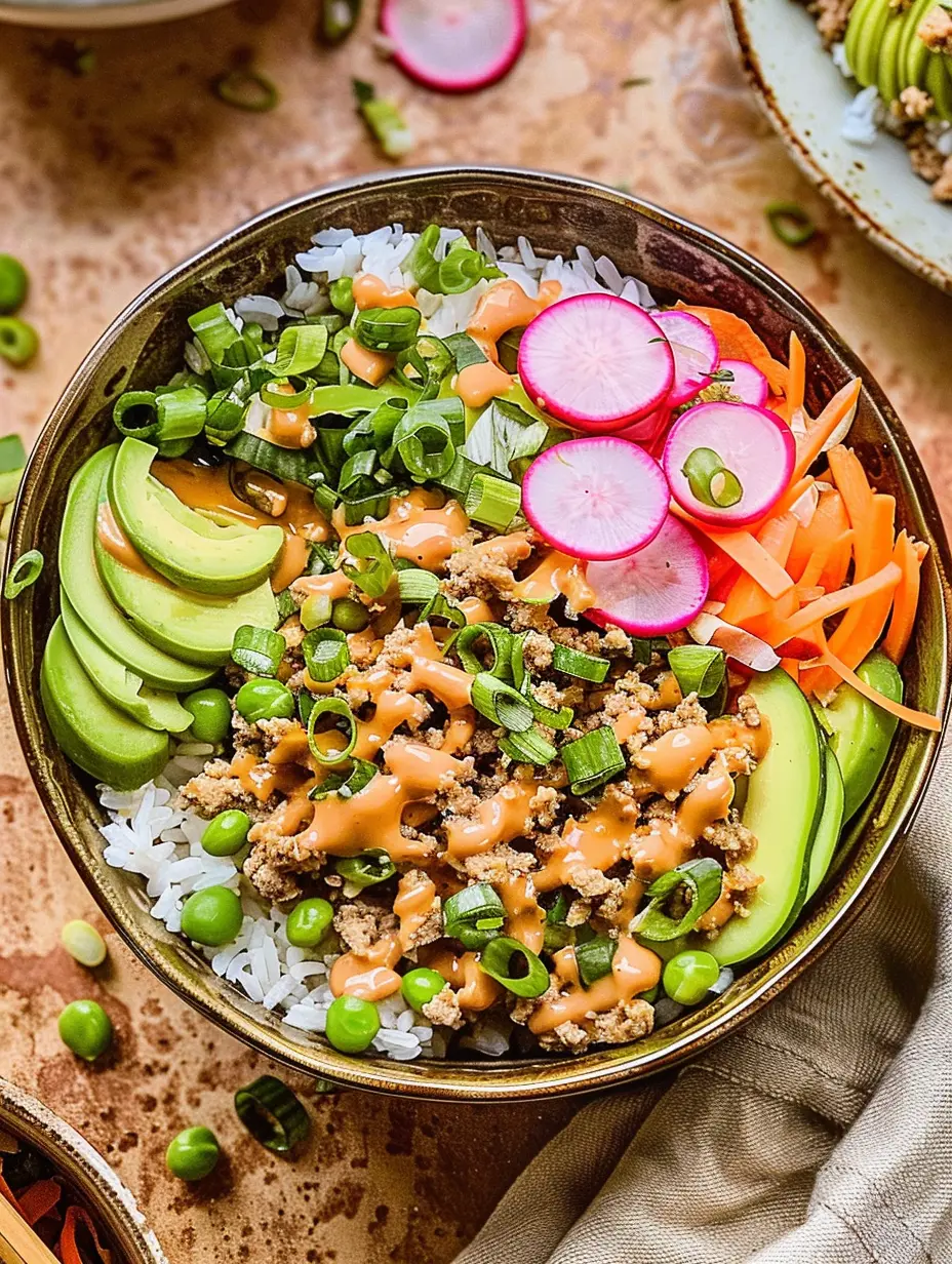 Ground Turkey Rice Bowl
