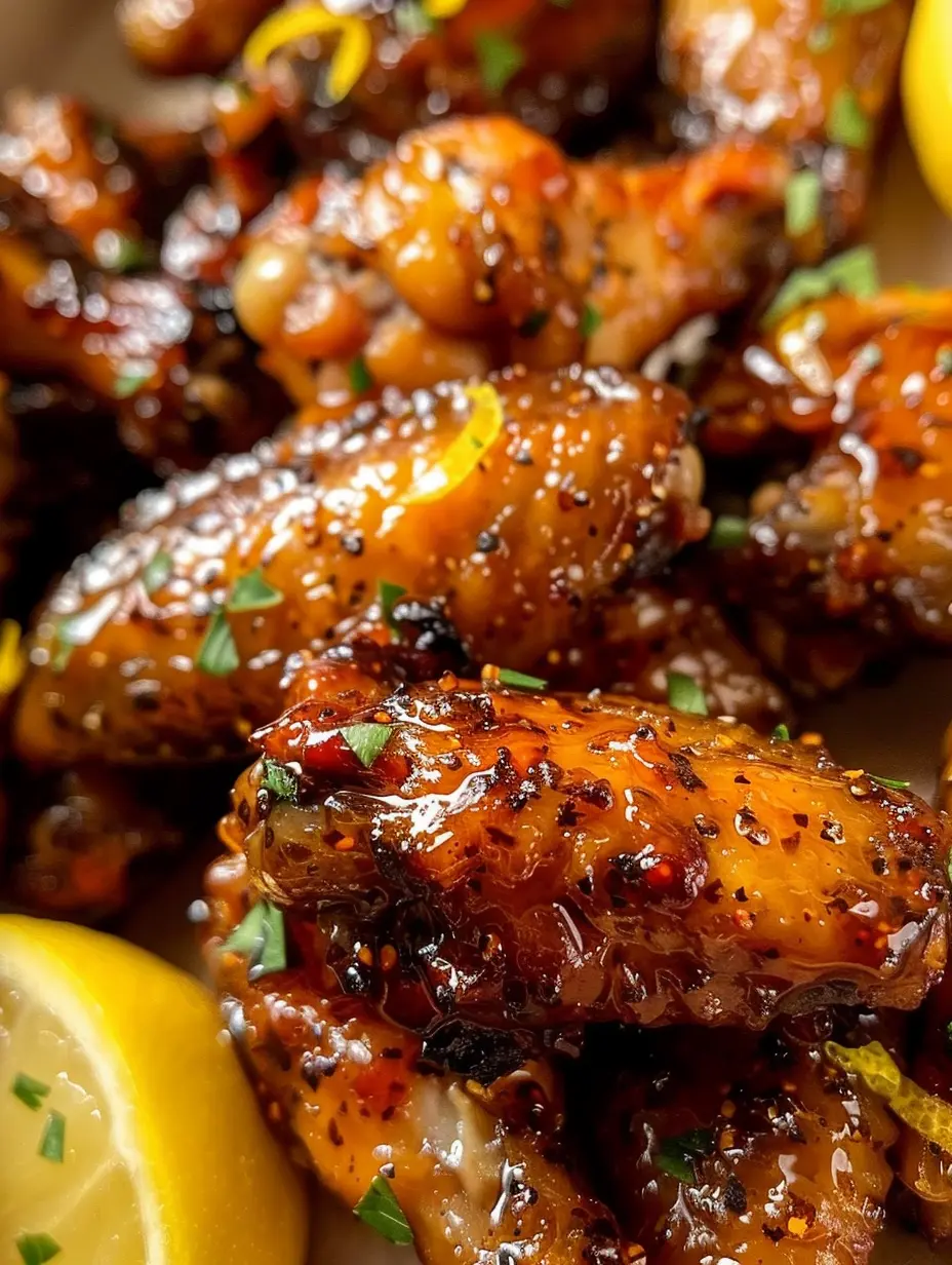 Honey Lemon Pepper Wings